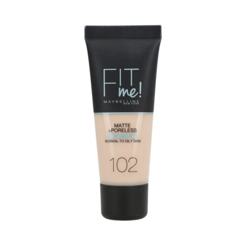 Maybelline Fit Me Foundation 102 Fair Ivory Tube 30ML