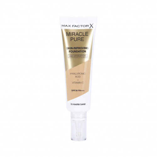 Max Factor Miracle Pure Foundation 70 Warm Sand 30ML
