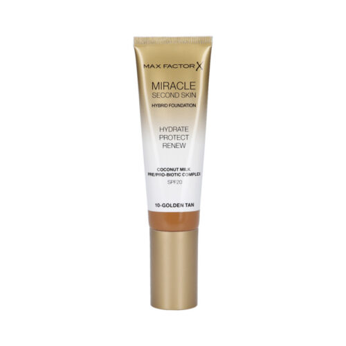 Max Factor Miracle Second Skin Foundation 010 Golden Tan
