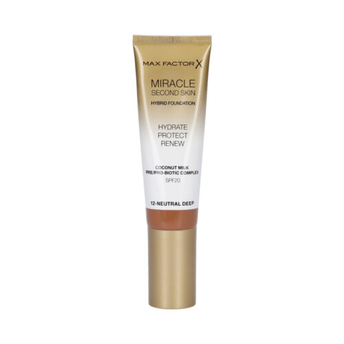 Max Factor Miracle Second Skin Foundation 012 Natural Deep