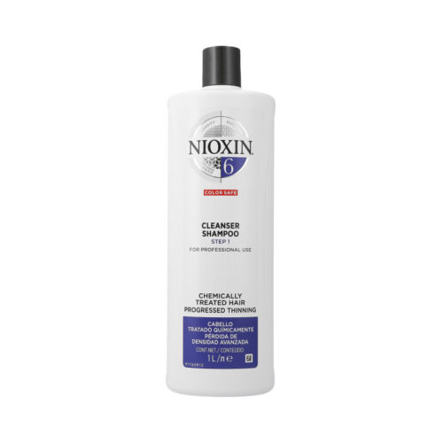 Nioxin System 6 Shampoo Thinning Cleanser 1L